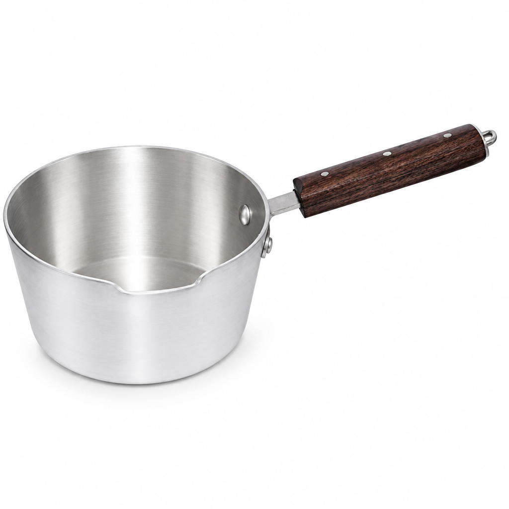 Easycook 20cm Milk Pan with Wooden Handle