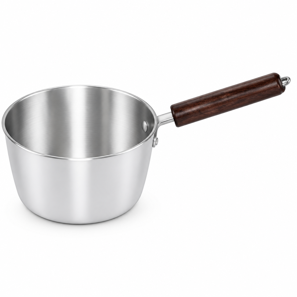 Easycook 22cm Milk Pan with Wooden Handle
