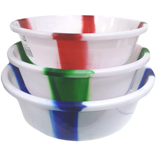 Double Colour Bowl 15 Inch Mix Colours