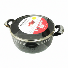 Mastercook 40cm Non-Stick Casserole with Glass Lid