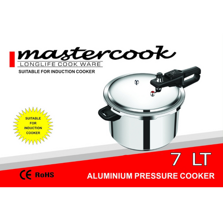 7 Litre Aluminum Pressure Cooker Induction