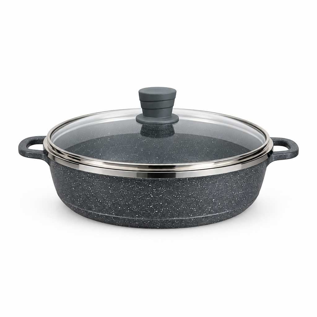 28cm Milano Die Cast Shallow Cookware