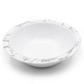 Large Melamine Bowl with Marble Design, 8.75 Inch
