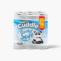 Panda Cuddle 18 Feather Soft Soft Quilted Toilet Tissue 2ply White
