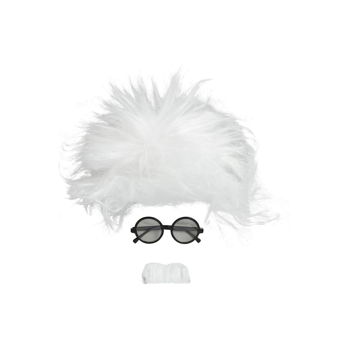Mad Scientist Kit Wig, Glasses & Moustache