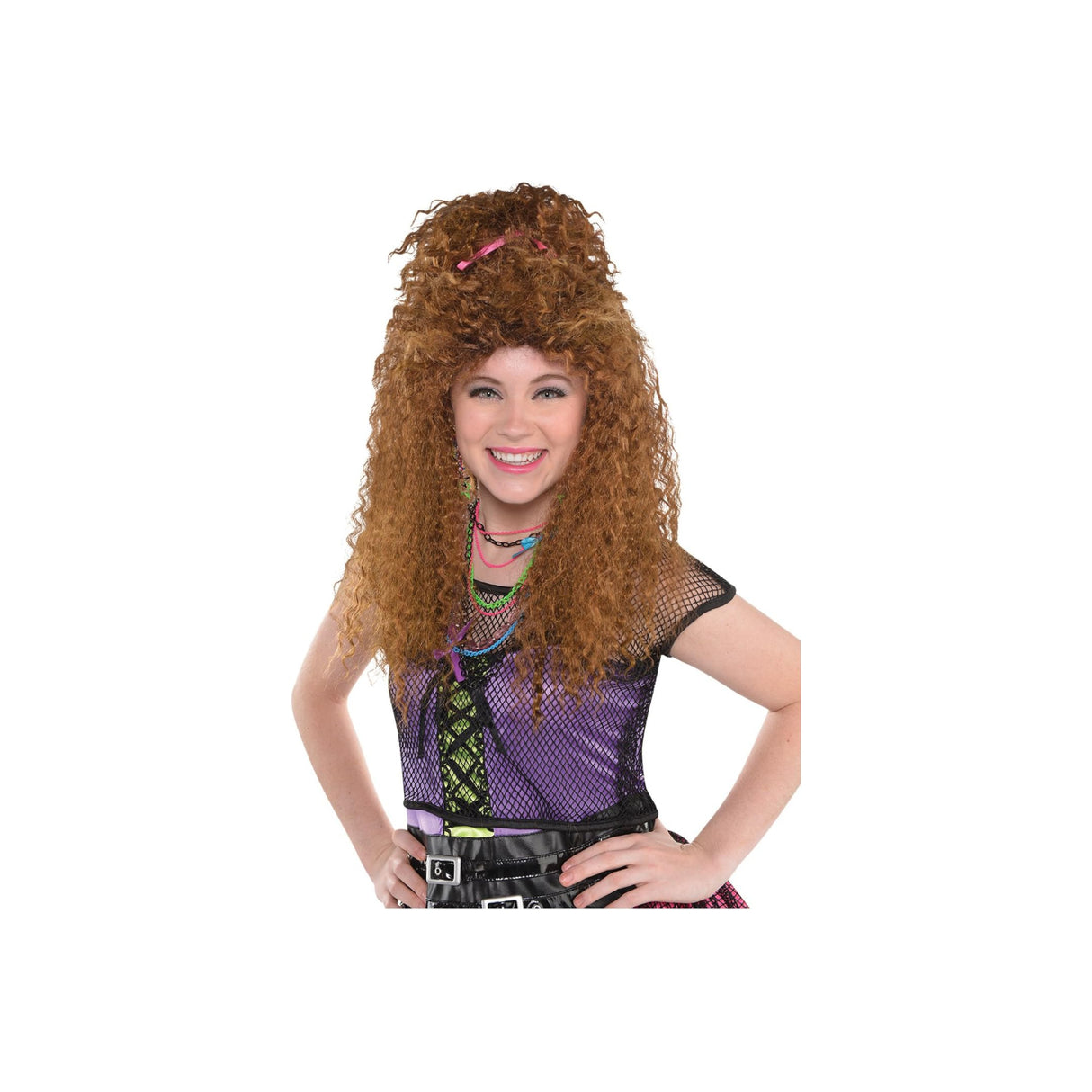 Ladies 80s Crimp Wig