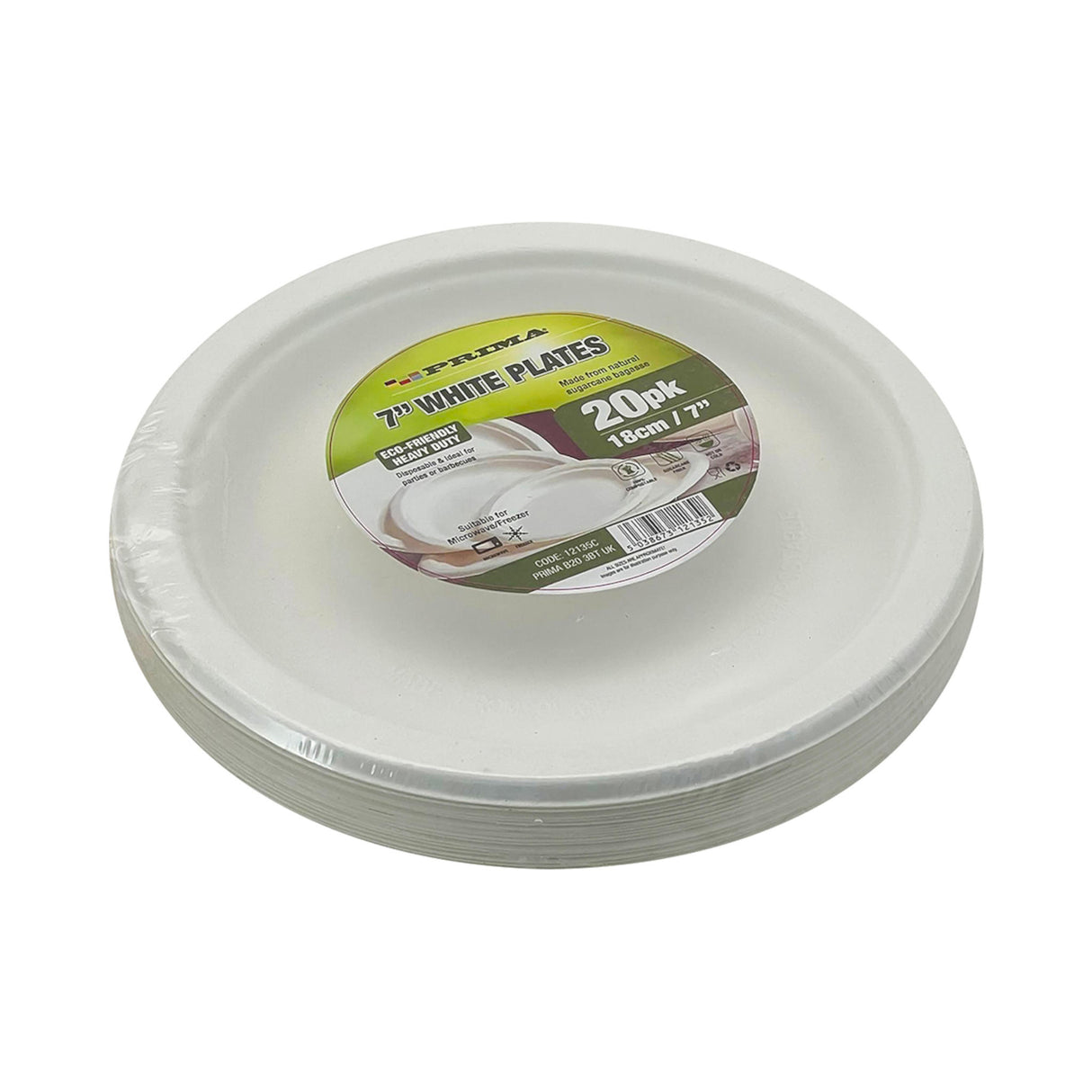 7" Round Plate - 20Pk Bagesse