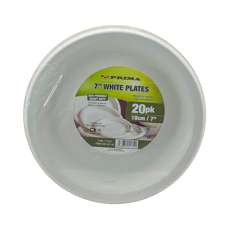 7" Round Plate - 20Pk Bagesse