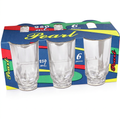 Pearl Clear Drinking Glasses 250ml Set of 6