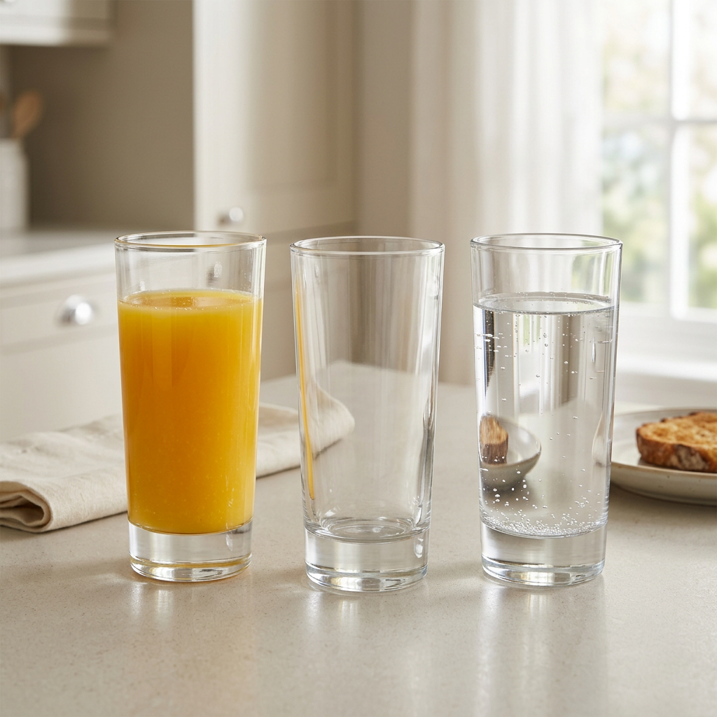 Senator  Clear Glass Tumblers 240ml Set of 3