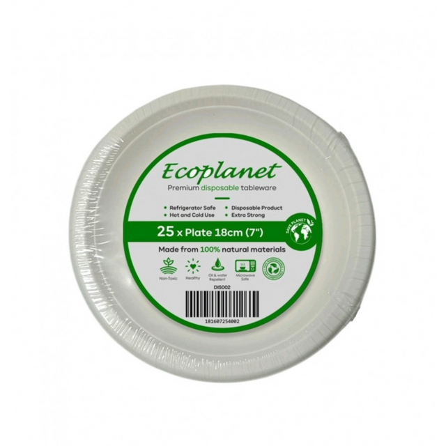 Disposable 7" Plate 25 Pack