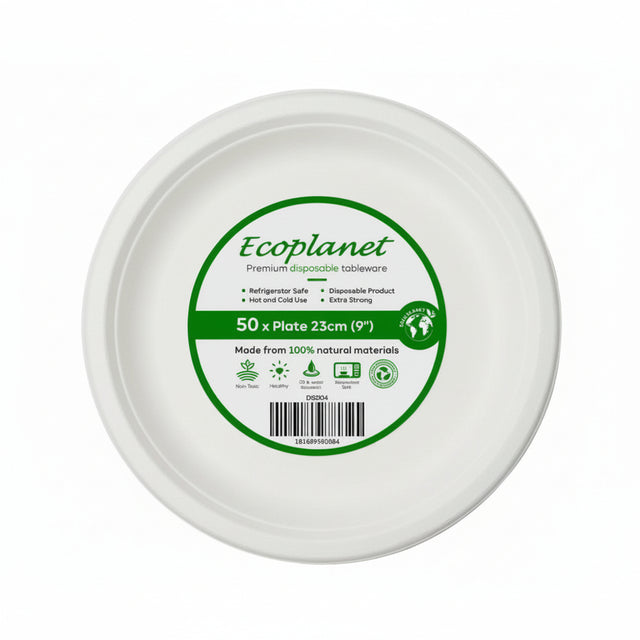 Disposable Plate 9" Pack 50