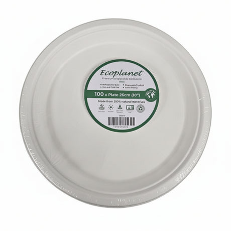 10" Disposable Round Plate 100 Pack