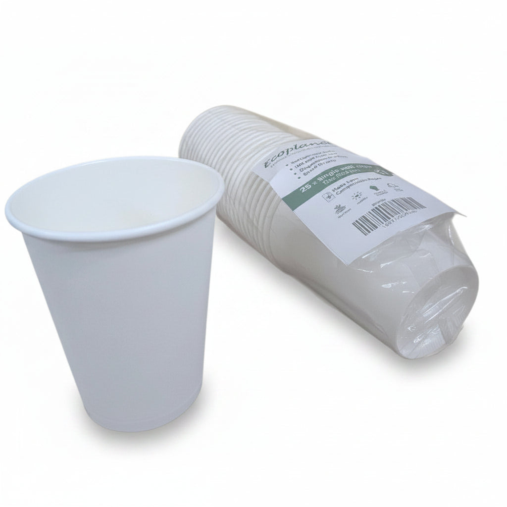 Single Wall Cups Disposable Pak 25 Size 12 Oz