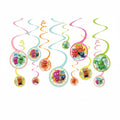 Hanging Swirls Ugly Dolls Theme, 12 Pcs