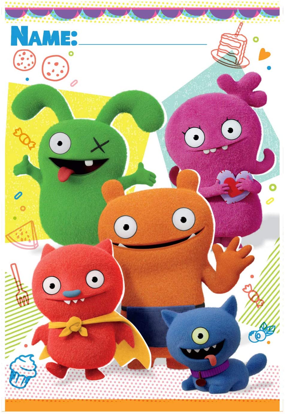 Ugly Dolls Loot Bags 24cmx16cm 8pcs