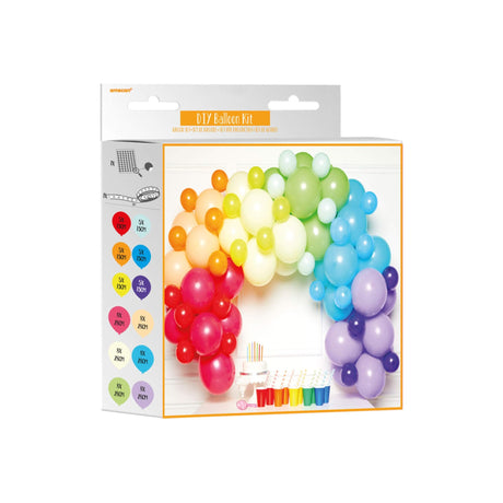 Rainbow Balloon Garland - Vibrant Party Decoration for Birthdays, Events & Celebrations