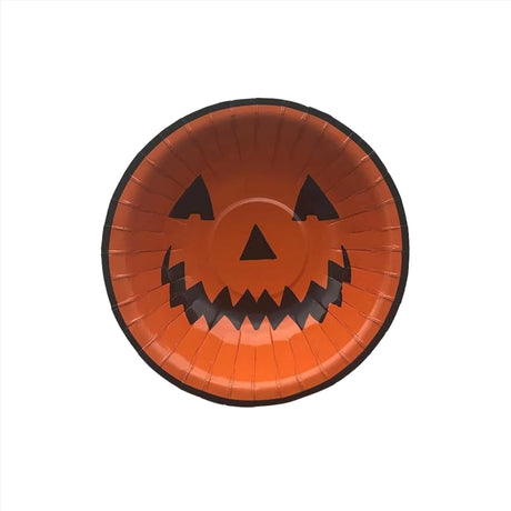 Skull Shaped Paper Plates 8 Pack