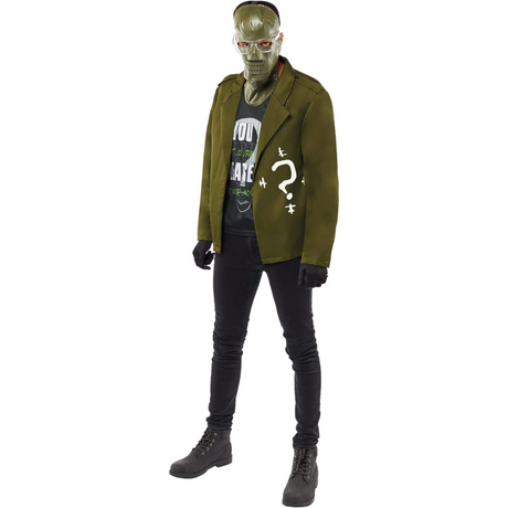 Mens Riddler Movie Costume Set Adult Standard