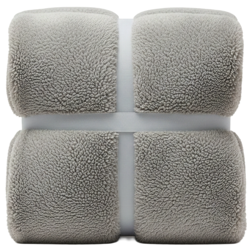 Ex MS (Major Store) Teddy Fleece Bedset Grey Single 2 Pack