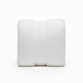 The Cosy Edit Teddy Fleece 2 Pack Pillowcase White