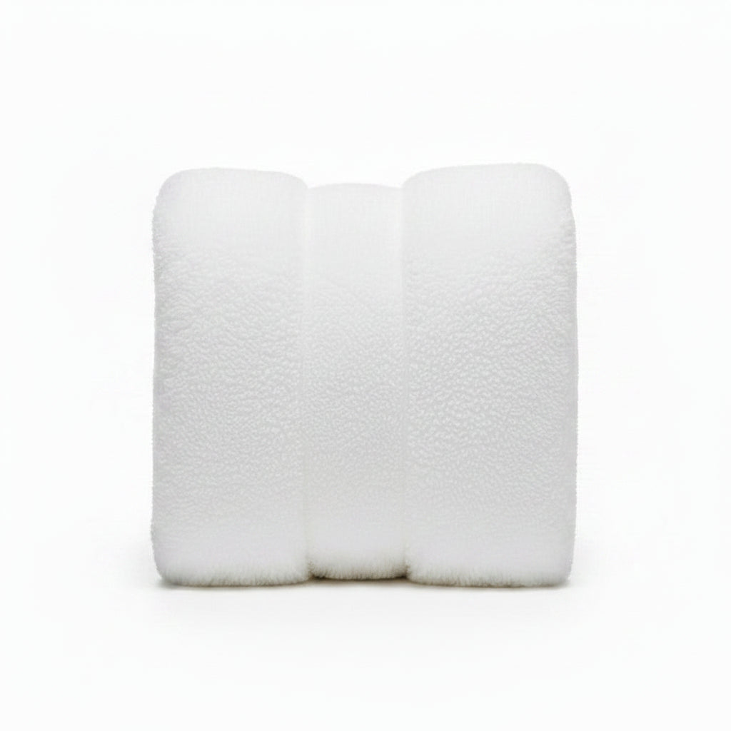 The Cosy Edit Teddy Fleece 2 Pack Pillowcase White