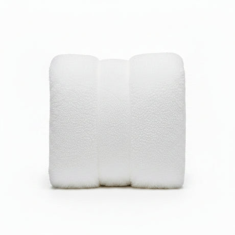 The Cosy Edit Teddy Fleece 2 Pack Pillowcase White