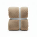 The Cosy Edit Teddy Fleece Deep Fitted Sheet Natural Single