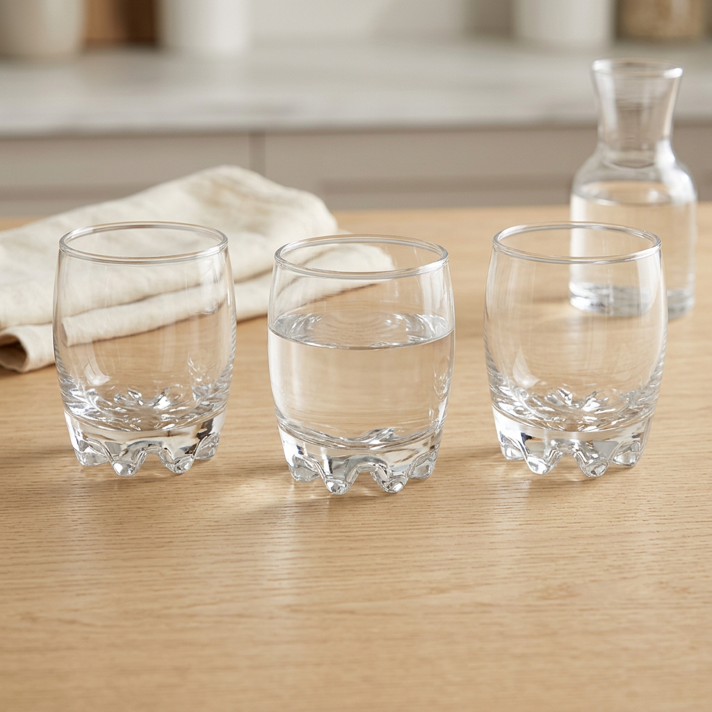 Revera Clear Glass Tumblers 300ml Set of 3
