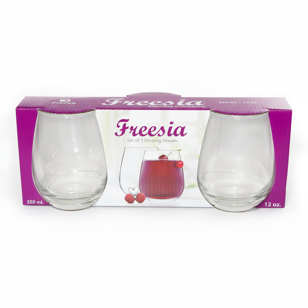 Fresia 350ml 3pc Glass Set