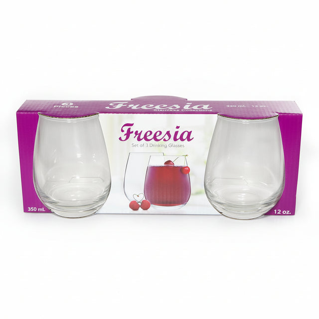 Fresia 350ml 3pc Glass Set