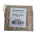Wooden Knives 100 Pack