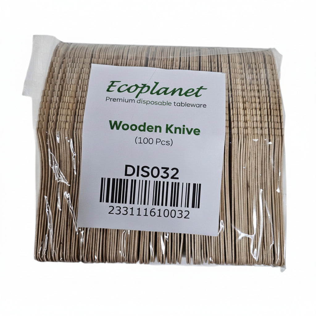 Wooden Knives 100 Pack
