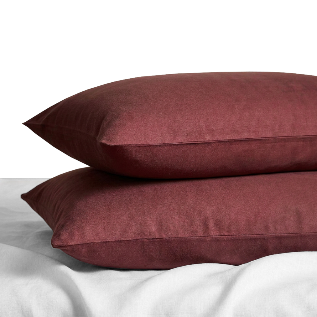 Ex MS (Major Store) Brushed Cotton Rust Pillowcases 2 x 2 Pack