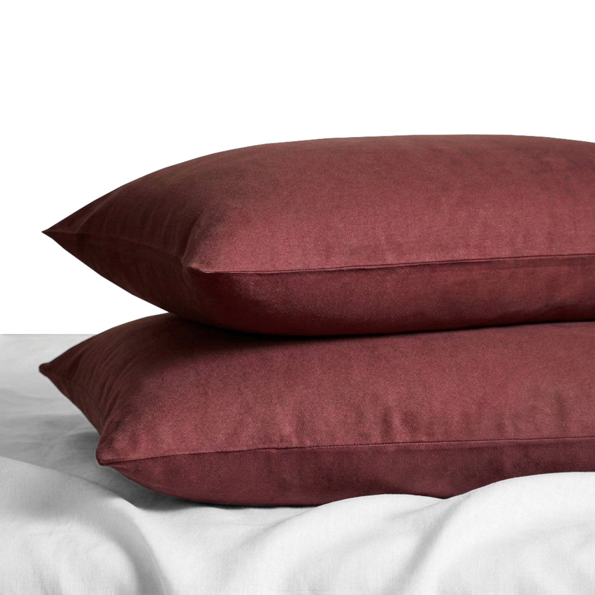 Ex MS (Major Store) Brushed Cotton Rust Pillowcases 2 x 2 Pack