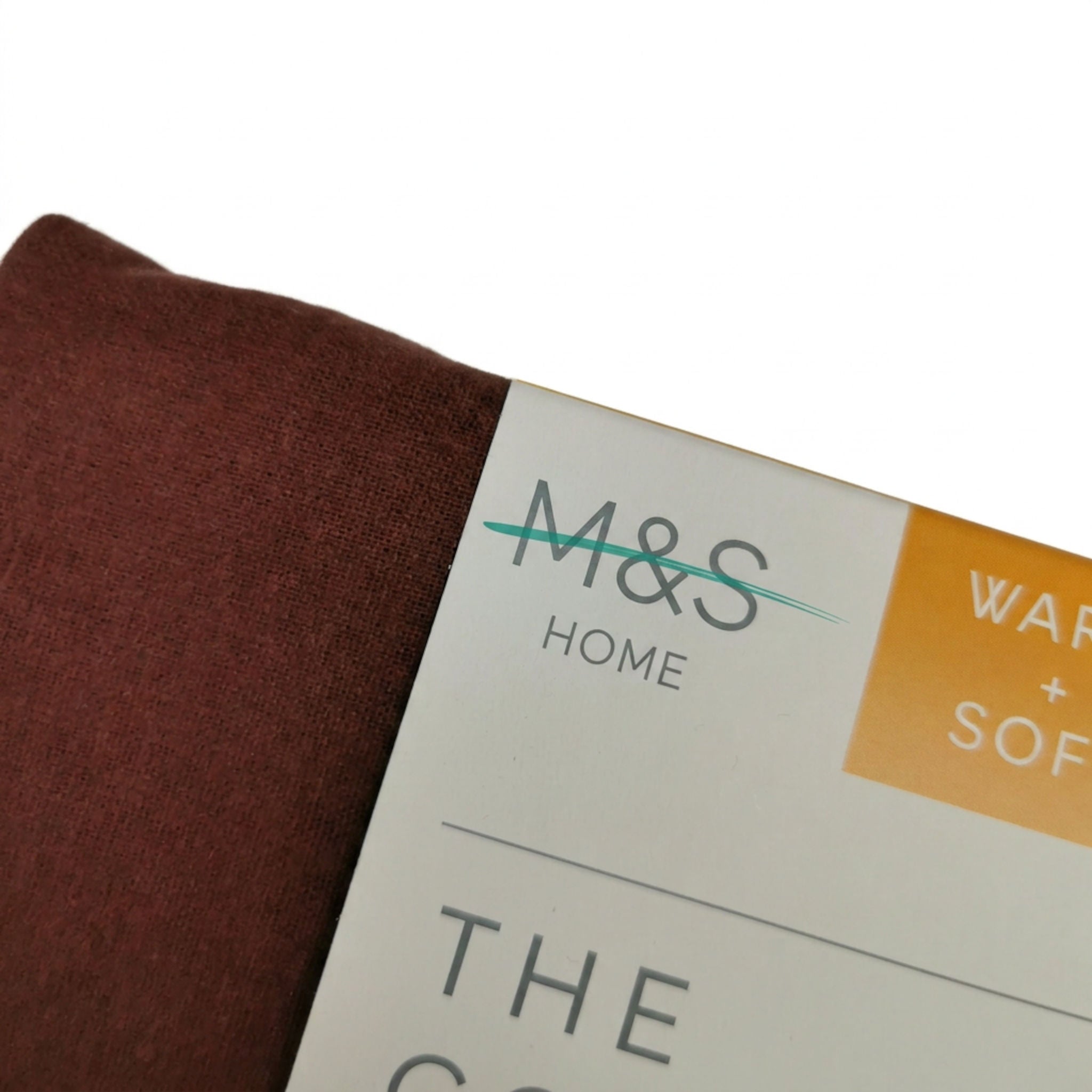 Ex MS (Major Store) Brushed Cotton Rust Pillowcases 2 x 2 Pack