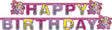 Funky Fairy Happy Birthday Letter Banner 1.80m