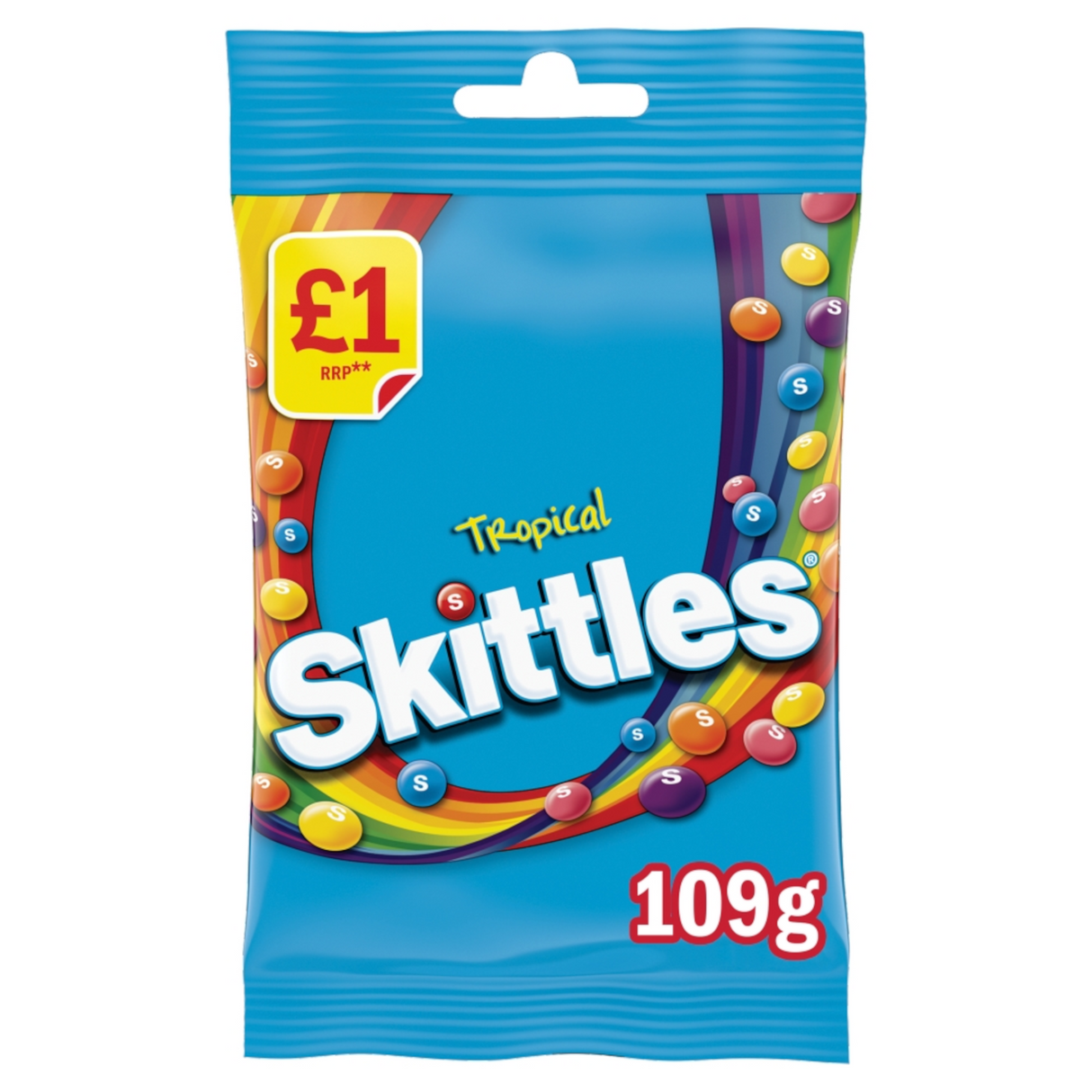 Skittles Tropical Treat Bag 109g