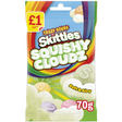 Skittles Squishy Clouds Sours Treat Bag 70g