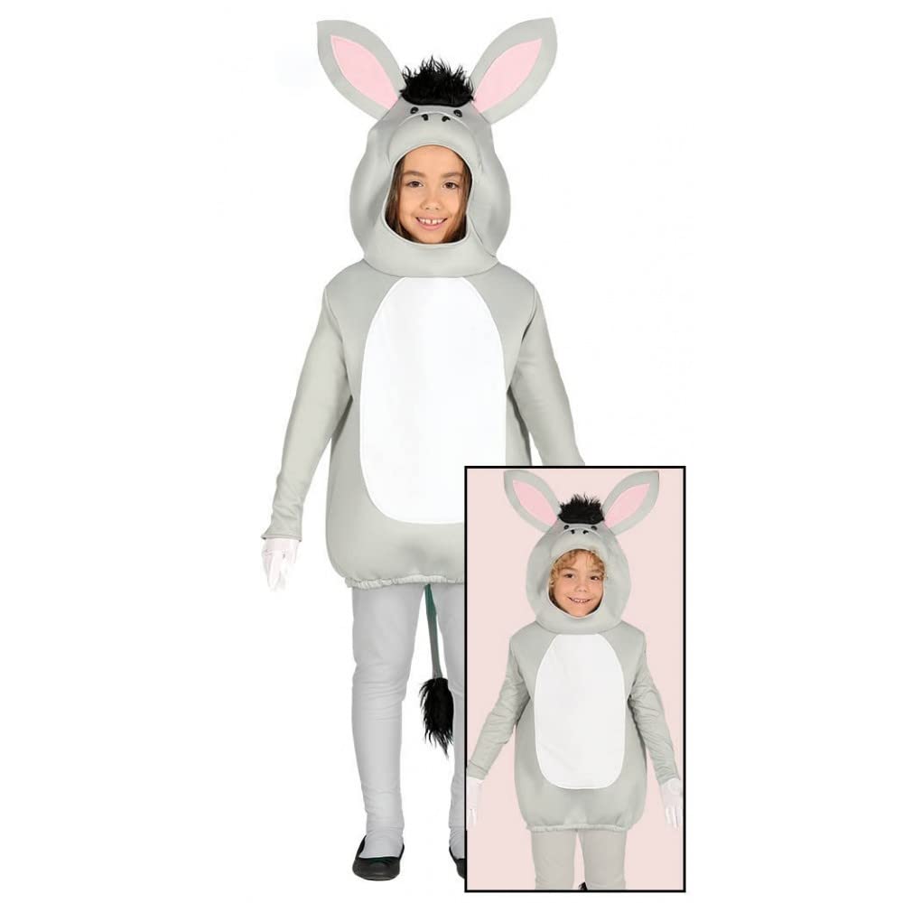 Fiesta Kids Donkey Costume Nativity Animal Christmas Play Boy Girl Fancy Dress 5-6 yrs