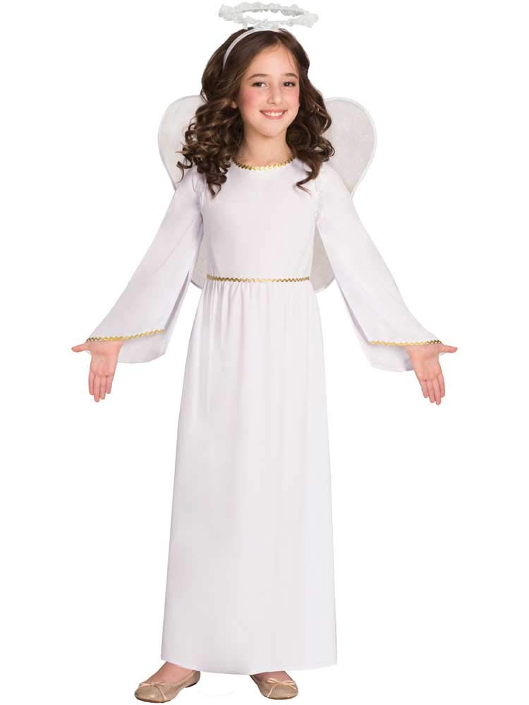 amscan 9906008 Girls Christmas Nativity Angel Fancy Dress Costume Outfit (Age 3-4 years)