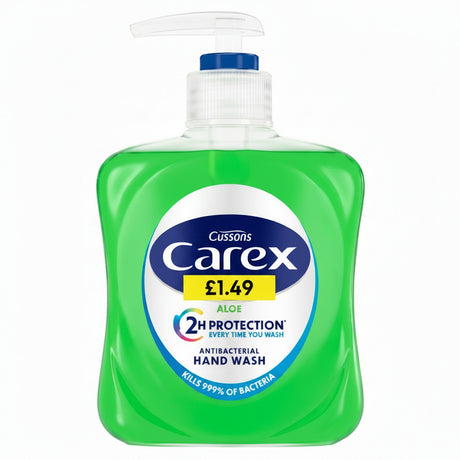 Cussons Carex Aloe Vera Antibacterial Hand Wash 250ml