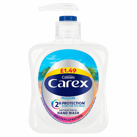 Cussons Carex Moisture Antibacterial Hand Wash 250ml
