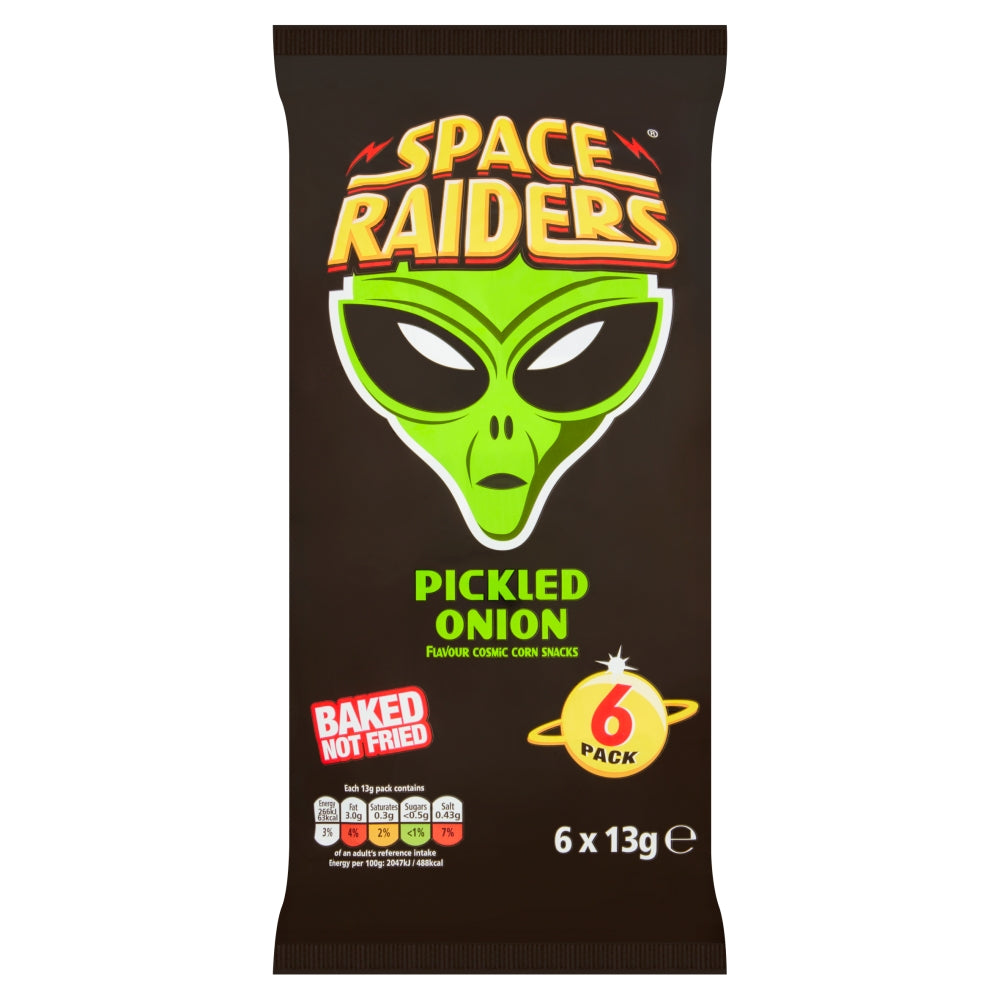 Space Raiders Pickled Onion 6 Pack