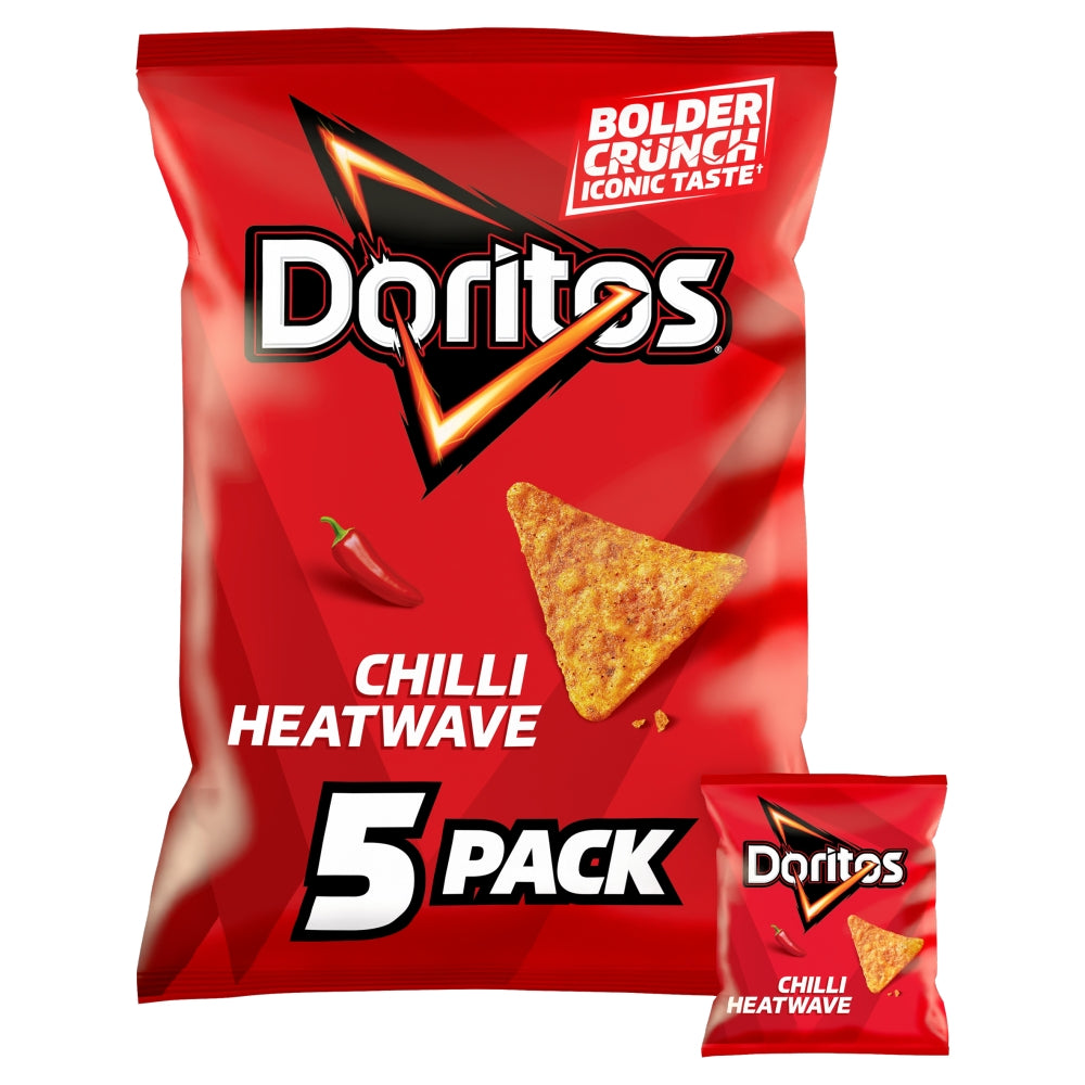 Doritos Chilli Heatwave Flavour Corn Chips 5 Pack
