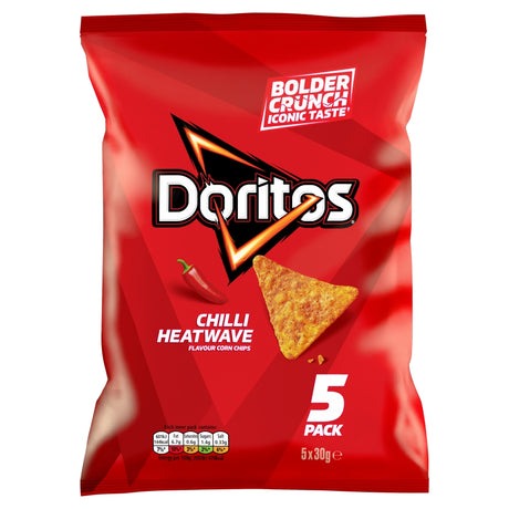 Doritos Chilli Heatwave Flavour Corn Chips 5 Pack