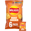 Walkers Crispy Roast Chicken 6 Pack