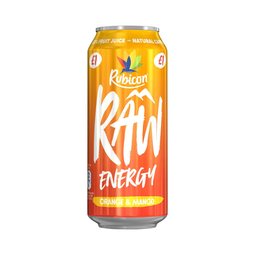 Rubicon Raw Energy Orange &amp; Mango | 500ml