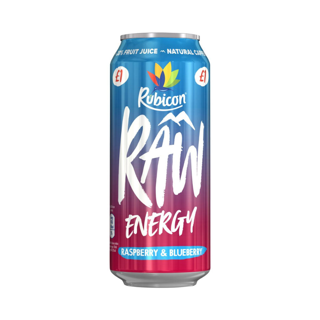 Rubicon Raw Energy Raspberry &amp; Blueberry | 500ml