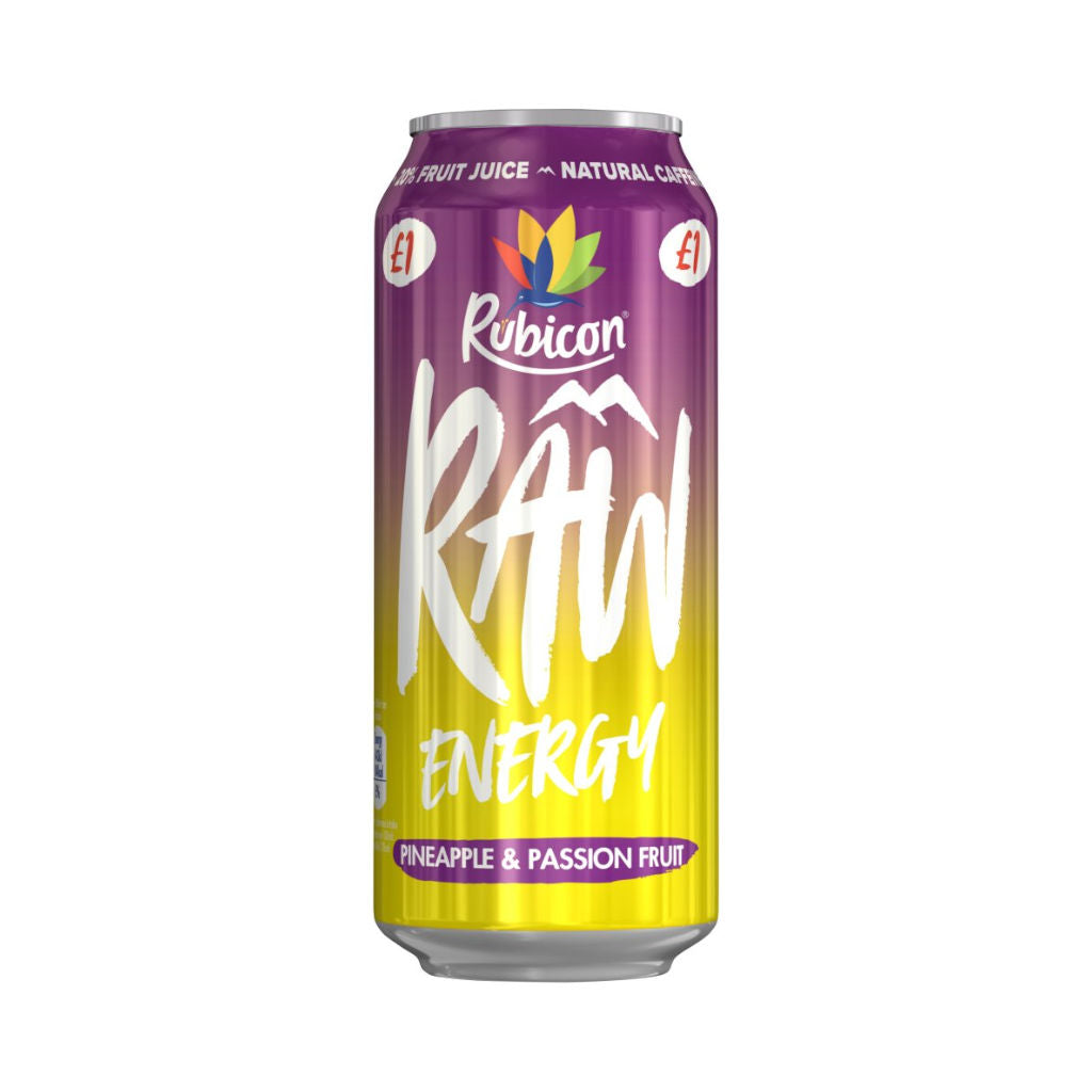 Rubicon Raw Energy Pineapple &amp; Passion | 500ml